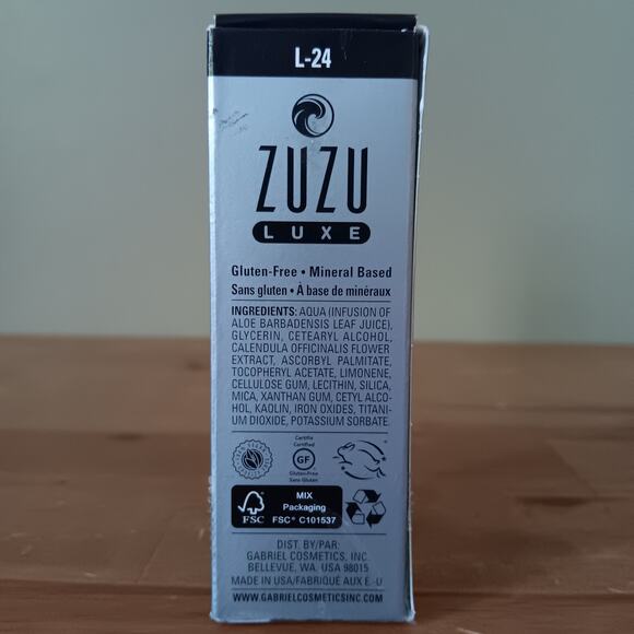 x2 Boxes! ZUZU LUXE Oil-Free Liquid Foundation 18 Shade L-24 - Brand NEW - Picture 4 of 6